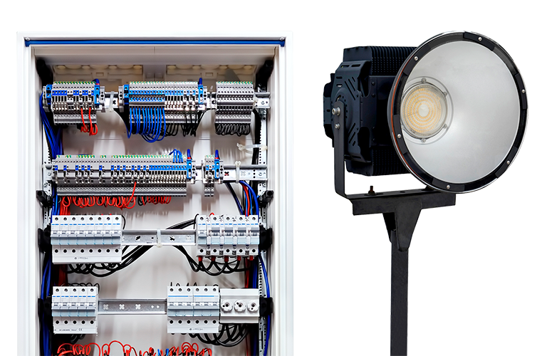 Electrical wire and hose management 