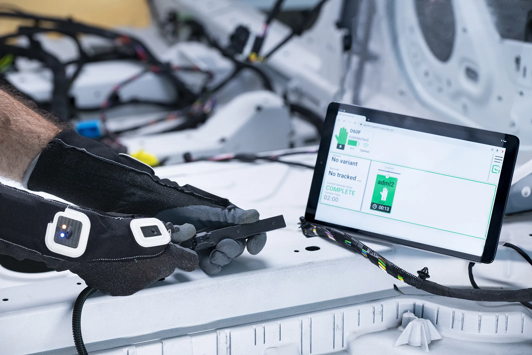 With QUARA®,  a green light on the tablet removes any doubt, even in the trickiest assembly configurations.
