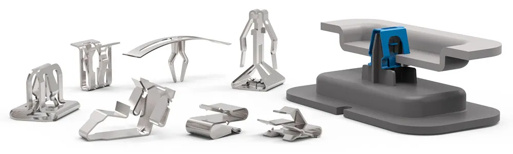 Edge panel clips, Snap clips