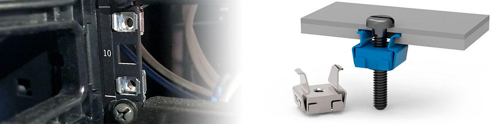 Expansion nuts and plastic push-in nuts Expansion nuts and plastic push-in nuts
